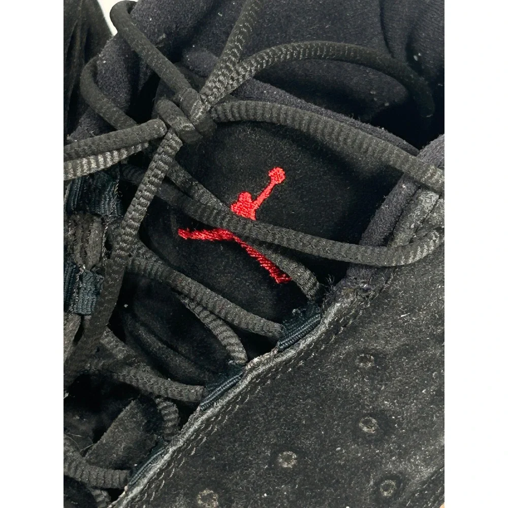 Jordan 13 Retro Olive Black Suede Red Mens Basketball Shoes 414571-006